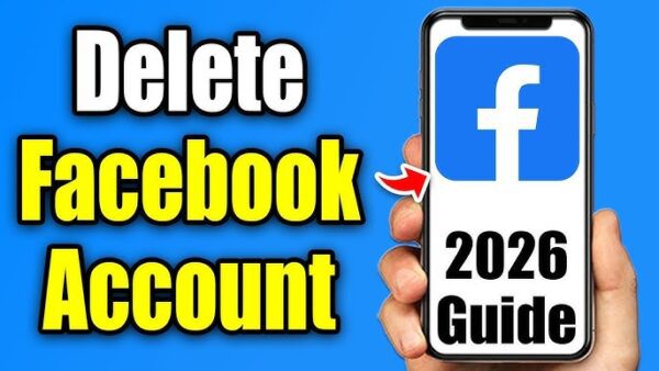 Delete Facebook Account 2026 – iPhone/Web Steps + Video Backup