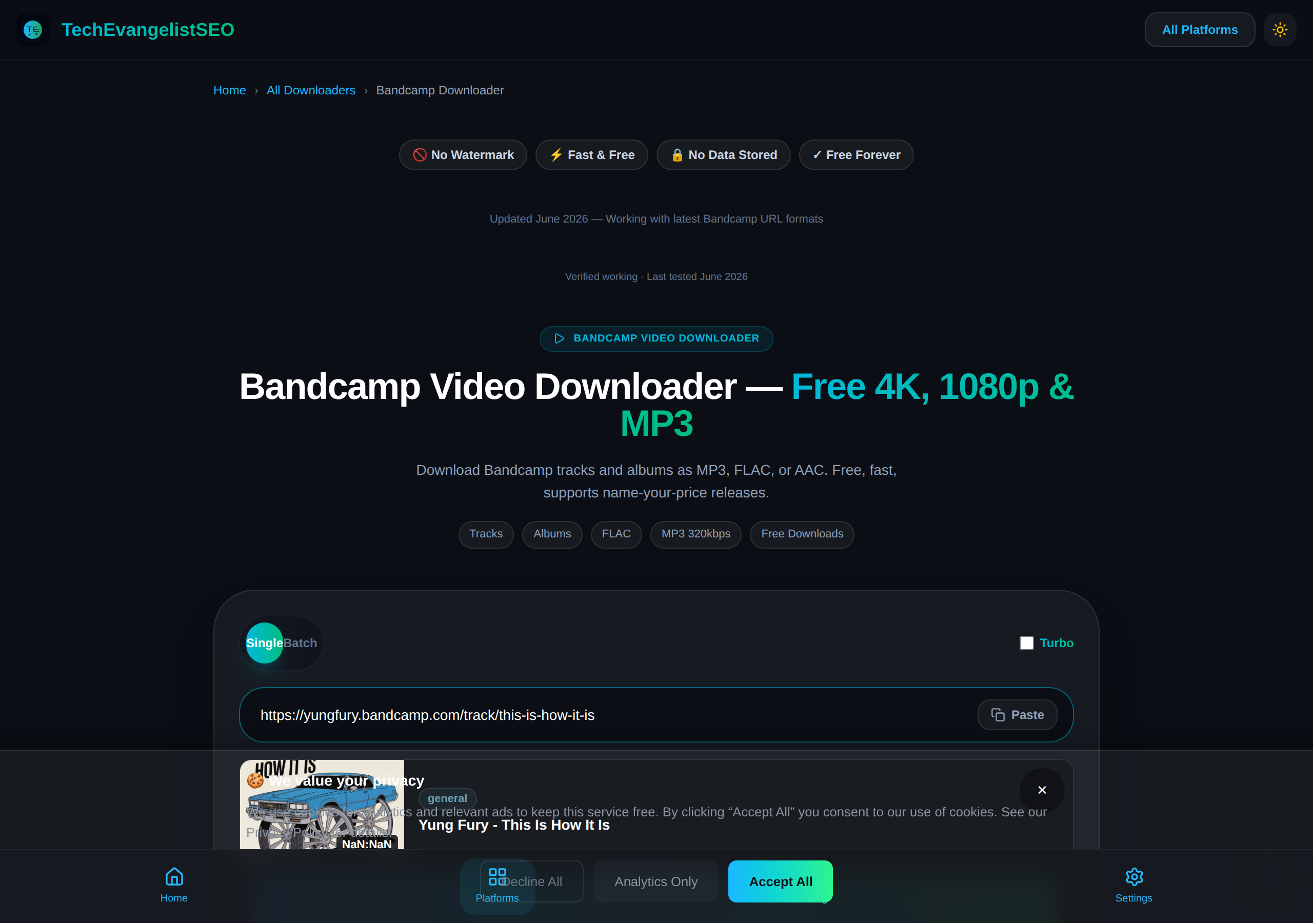 Bandcamp โ Complete