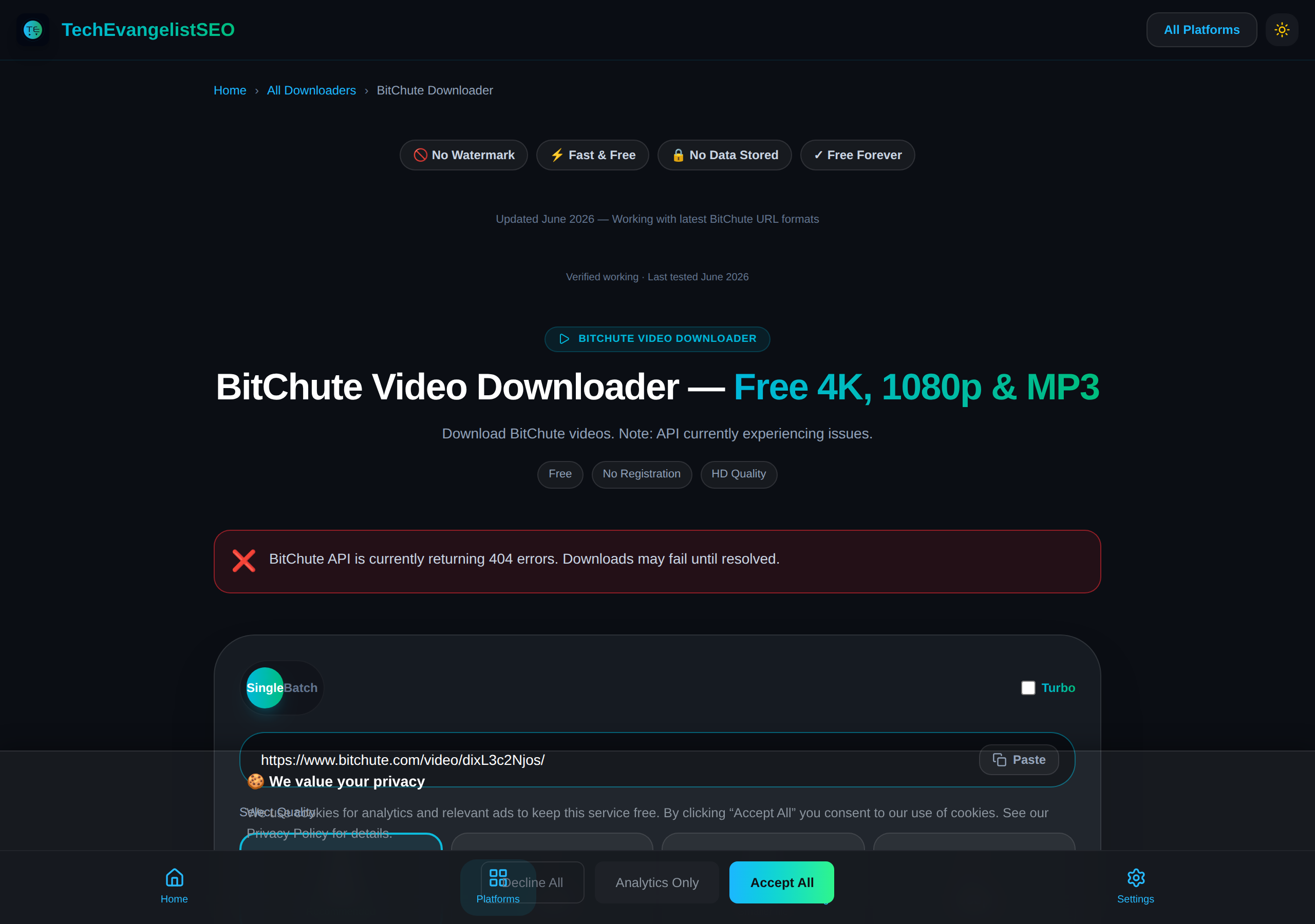 BitChute โ Paste URL