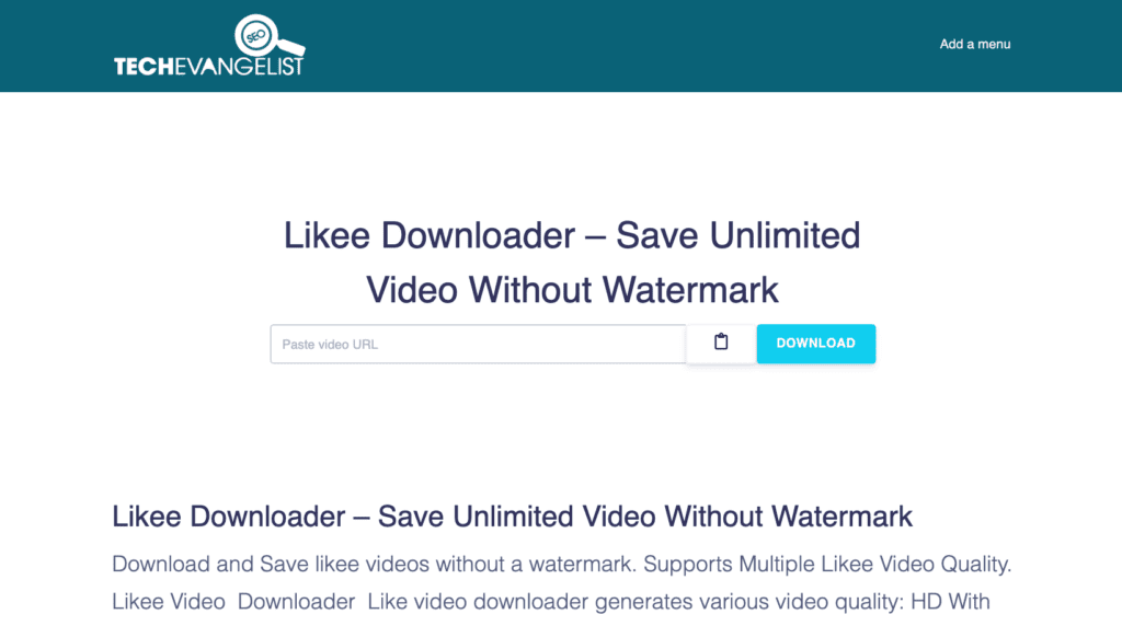 Likee Downloader – Save Unlimited Video Without Watermark
