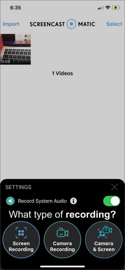 Screencast-O-Matic screen recorder for iPhone review