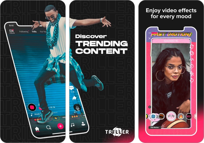 Triller video editing app for iPhone and iPad