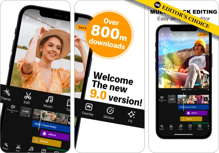 Viva video editing app for iPhone and iPad