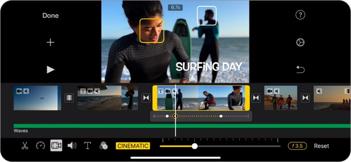 iMovie video editing app for iPhone and iPad