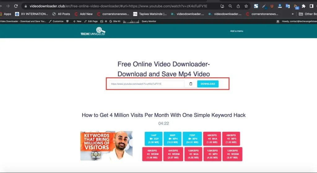 Free Online Video Downloader- Download and Save Mp4 Video