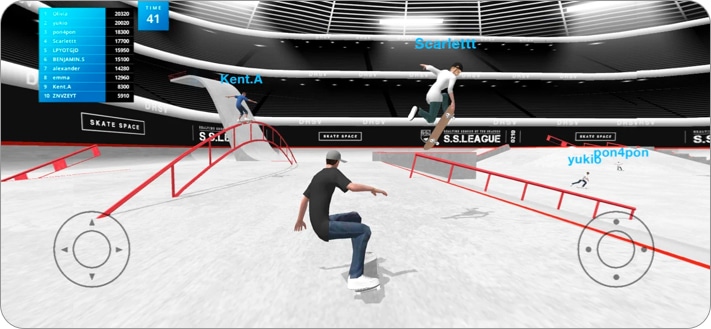 Skate Space game for iPhone and iPad