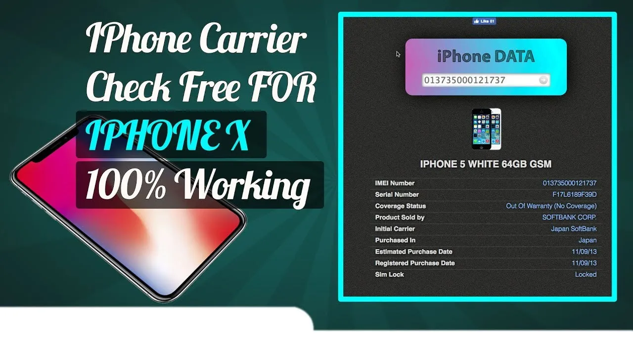 iPhone carrier checker free ( Gsx Checker) online