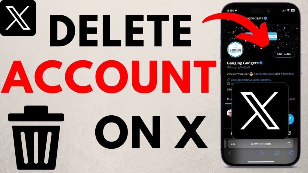 How to Delete X/Twitter Account on Mobile(iPhone & Android) 2026
