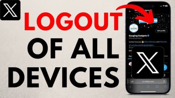 Log Out Twitter/X All Devices 2026 – Phone/Web Steps